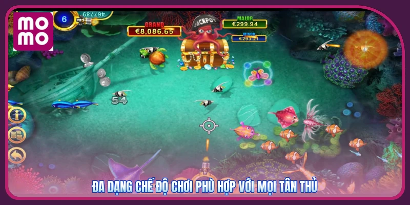 Bắn Cá Tiểu Tiên MMOO | Săn Hũ Đỉnh Cao - Nhận Code 150K 3 Đa dạng chế độ chơi phù hợp với mọi tân thủ